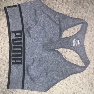 Puma Heather Gray Sports Bra
